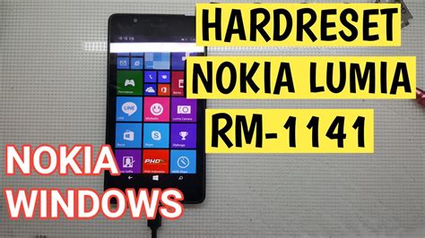 Hardreset Nokia Lumia RM 1141 Nokia Windows JKS Opreker Handphone