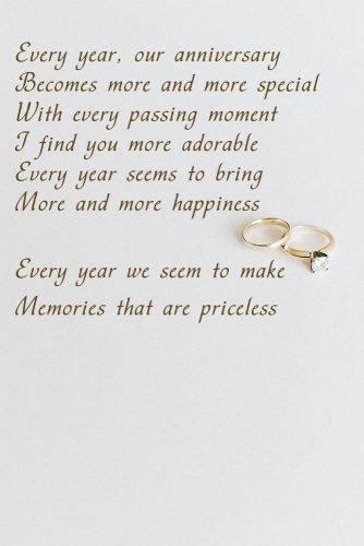 14 Beautiful Wedding Anniversary Poems - Paperblog