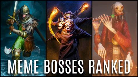 Ranking The Soulsborne Meme Bosses From Worst To Best YouTube