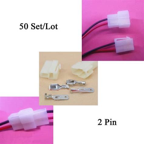 Purchase Car 50 Setlot 2p63 Terminal Automotive Connectors Female Male Wire Sealed Plug In