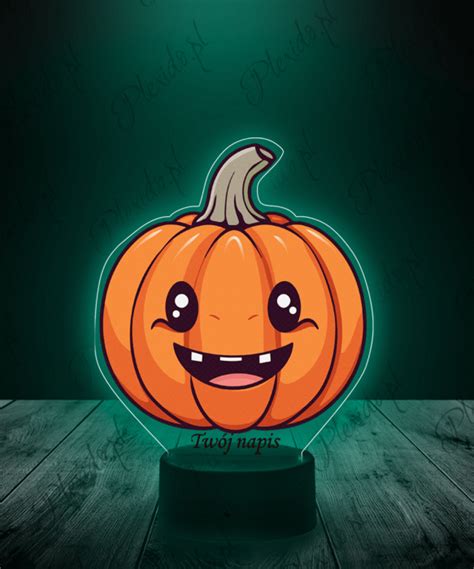 Lampka Led Plexido Z Nadrukiem Halloween Weso A Dynia Plexido Pl