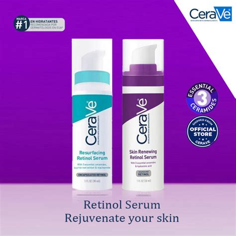 【tax Free】cerave Anti Aging Serum Resurfacing Retinol Serum And Skin