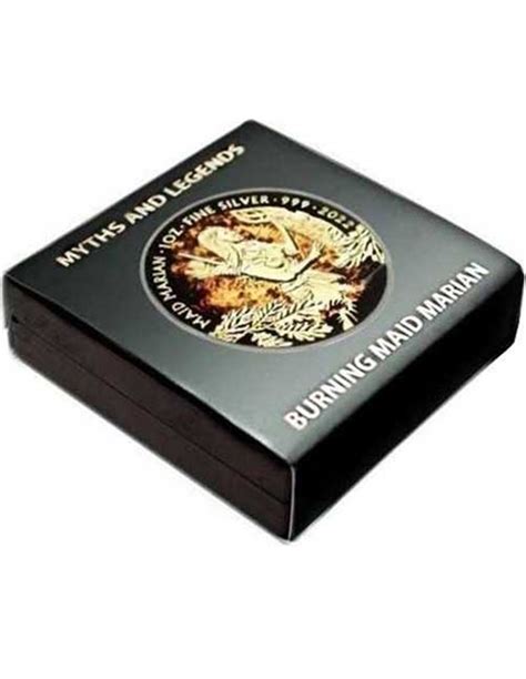 MAID MARIAN Burning Myths And Legends 1 Oz Moneta Argento 2 Regno