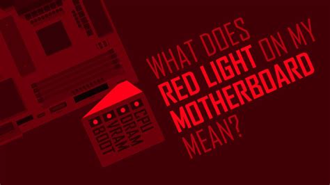 What Does The Red Light On My Motherboard Mean? [& How to fix]