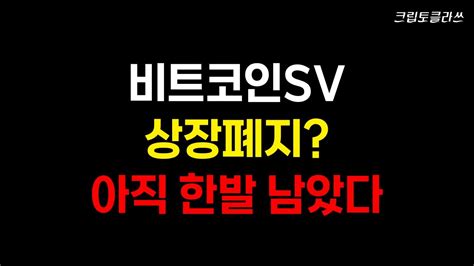 비트코인에스브이 지금 사고싶다고요 자제하세요 비트코인에스브이 비트코인sv Bsv Youtube