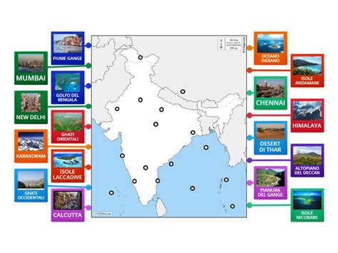 Carta Fisica Muta India Classe L I Diagrama Con Etiquetas