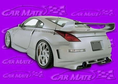 CARMATE Nissan 350Z 2003 Up Z33 VS3 Style Rear Wing Bodykits Aero