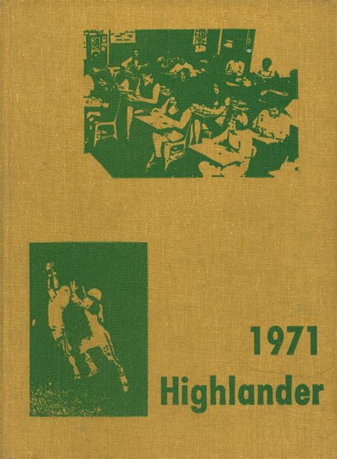 1971 Yearbook From Highlands High School From Ft Thomas Kentucky For Sale