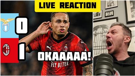 Lazio Milan Okafor Gol In Diretta Live Reaction Serie A