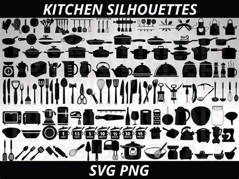 Kitchen Svg Cooking Svg Kitchen Tools Svg Kitchen Utensils Svg