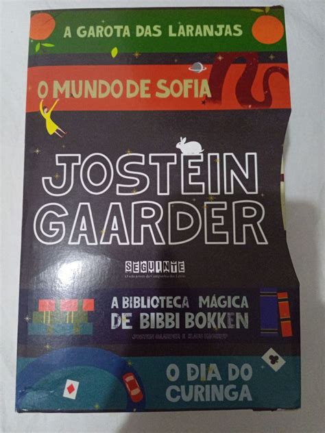 Box Jostein Gaarder O Mundo De Sofia O Dia Do Coringa A Garota Das