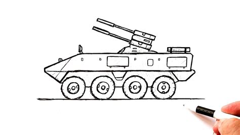 How To Draw Military Vehicles