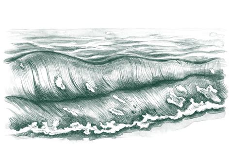 Ondas do mar ilustração stock Ilustração de molhado 22229782