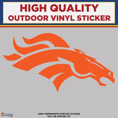 Denver Broncos Vinyl Stickers and Decals