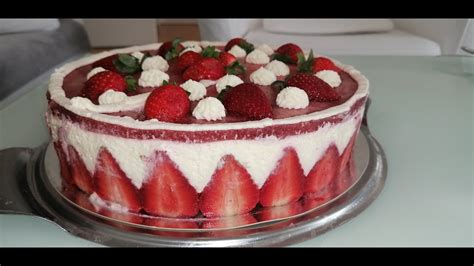 Torta Od Jagoda Mascarpone Cremarecept Youtube