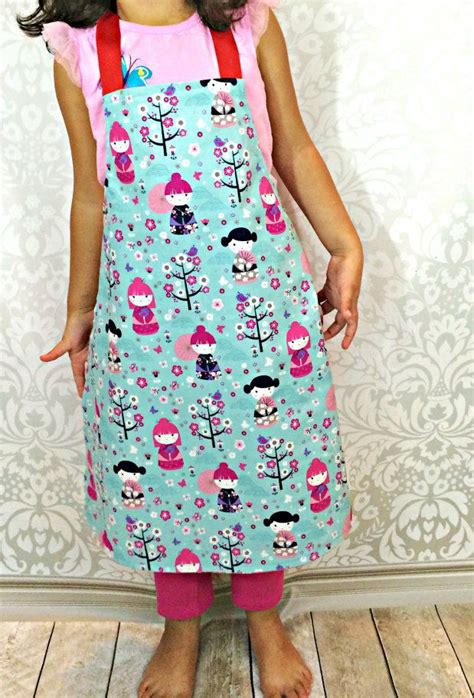 Sewing For Kids Reversible Toddler Apron The Stitching Scientist