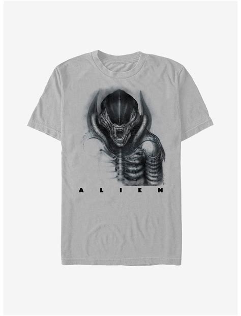 Alien Giger Alien T Shirt Silver Hot Topic