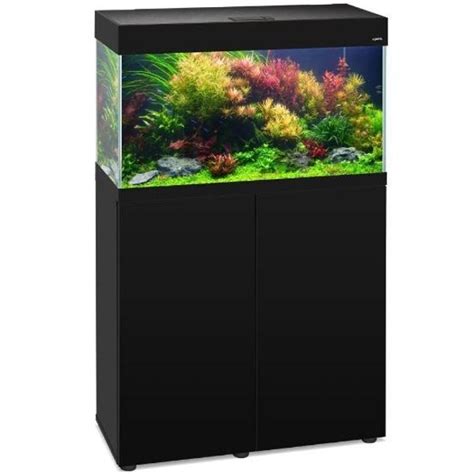 AQUAEL Opti Set 125 Noir 2 0 Aquarium 81 Cm Et 125 L De Volume Avec