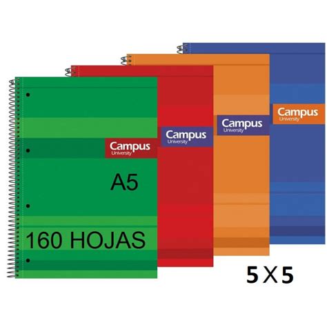 BLOC A5 CAMPUS 80H TAPA BASICA 4X4 APAISADO