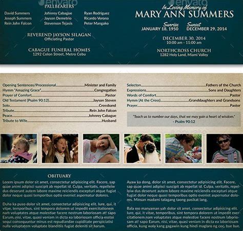 Free Funeral Brochure Template Fresh Funeral Service Brochure Funeral Home Brochure Design