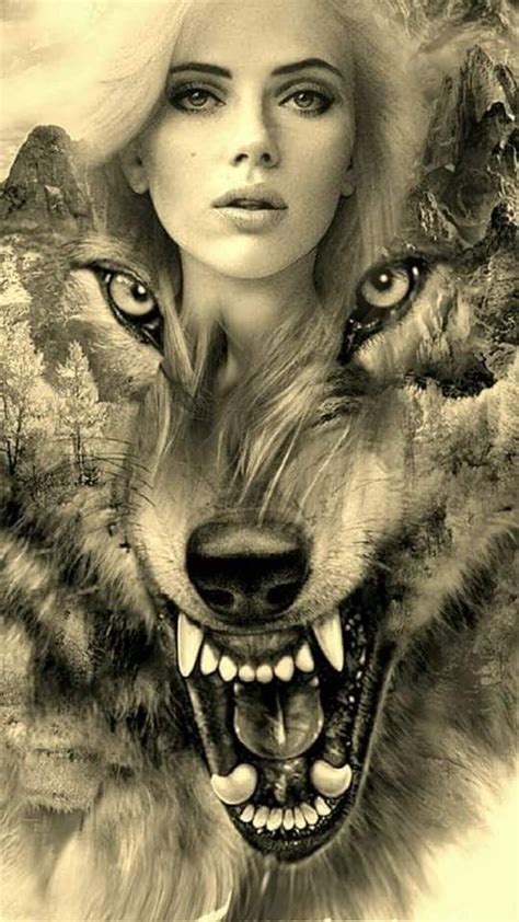 Wolf Art Fantasy, Fantasy Female Warrior, Angel Warrior, Fantasy Art ...