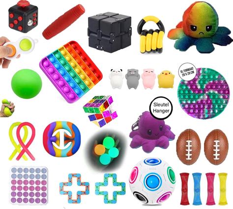 Bol Fidget Toys Pakket Toys Set Fidget Toys Box Fidget