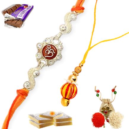 Beautiful Rakhi Set For Bhaiya Bhabhi Rakhdi Your Online Rakhdi