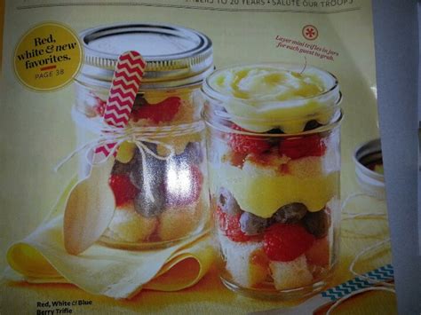 Mini Trifles Cute Idea For Labor Day Or Fourth Of July Mini Trifle Fourth Of July Food