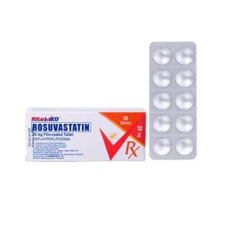 Ritemed Rosuvastatin 20mg Tablet X 1 Xalmeds