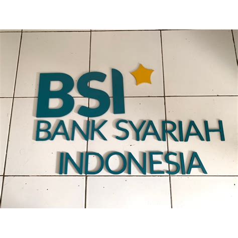 Jual LOGO BSI LOGO TIMBUL BSI LOGO KAYU BANK BSI Shopee Indonesia