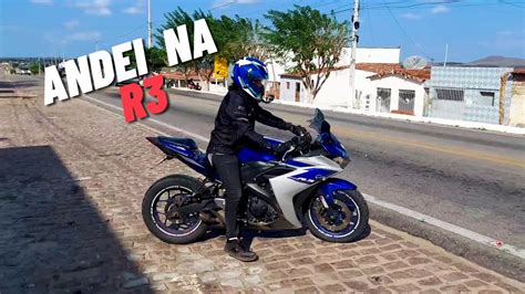 Minha Primeira Vez Pilotando A Yamaha Yzf R Youtube