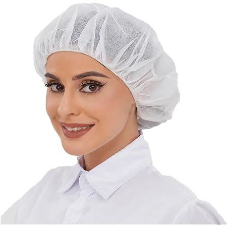 Amazon ZMDREAM Hair Nets Food Service Disposable Bouffant Cap