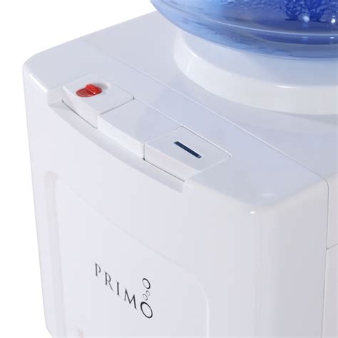 Primo White Top Loading Hot And Cold Water Dispenser Compatible 3 Or 5 Gallon Jug 601347 RONA