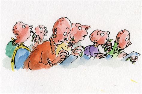 Quentin Blake Illustration The Witches By Raold Dahl Quentin Blake