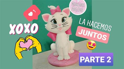 Gatita en Porcelana Fría TUTORIAL FÁCIL Marie Cat Parte 2 YouTube