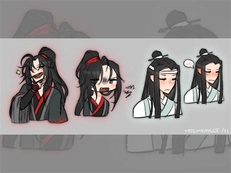 Mdzs Character Sketches By Tatemkayleeart On Deviantart