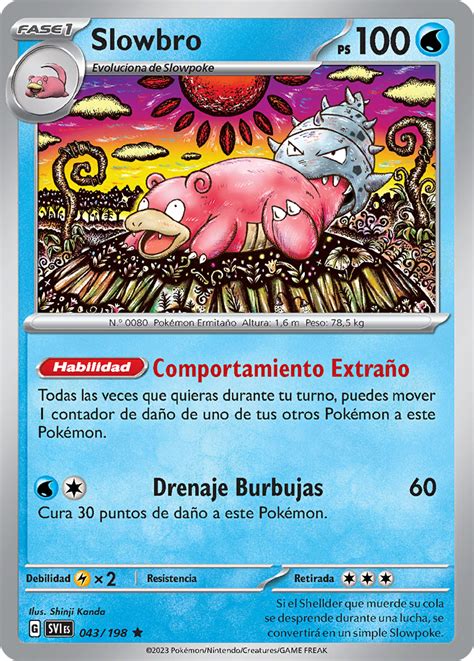 Slowbro Escarlata y Púrpura TCG WikiDex la enciclopedia Pokémon