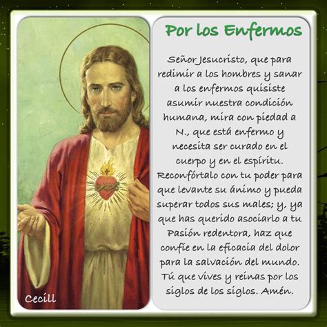 ® Blog Católico Gotitas Espirituales ® OraciÓn Por Los Enfermos