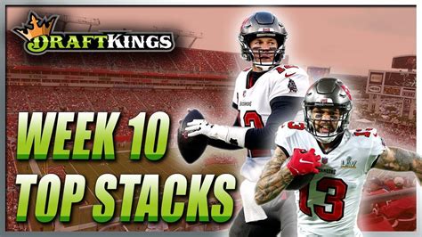 Draftkings Week 10 Top Stacks Nfl Dfs Picks And Rotogrinders Lineup Hq