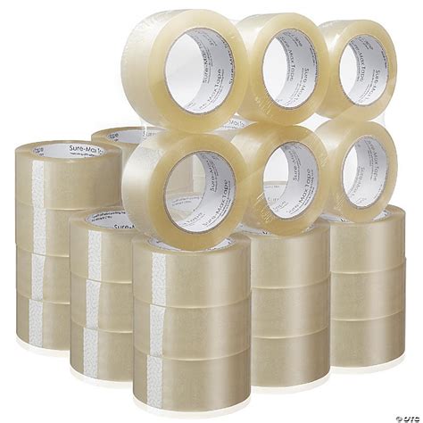 Sure Max Rolls Carton Sealing Clear Packing Shipping Tape Mil