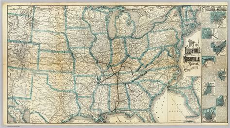 Louisville And Nashville Railroad David Rumsey Historical Map Collection