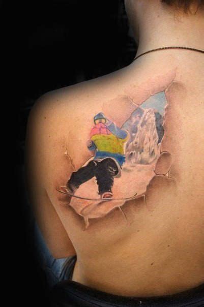 90 Snowboard Tattoo Designs For Men Cool Ink Ideas Snowboard Tattoo