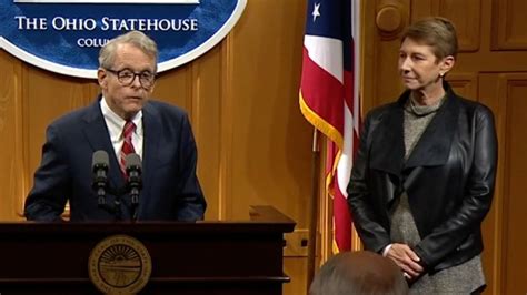 Ohio Gov. Mike DeWine stands behind aide while she stays mum about ...