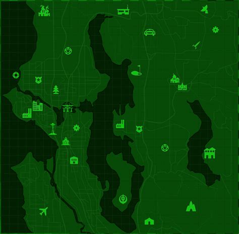 Created A Fallout Style Seattle Map For An Upcoming Tabletop Game R