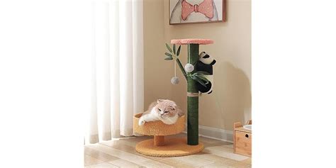cat scratching tower  bed