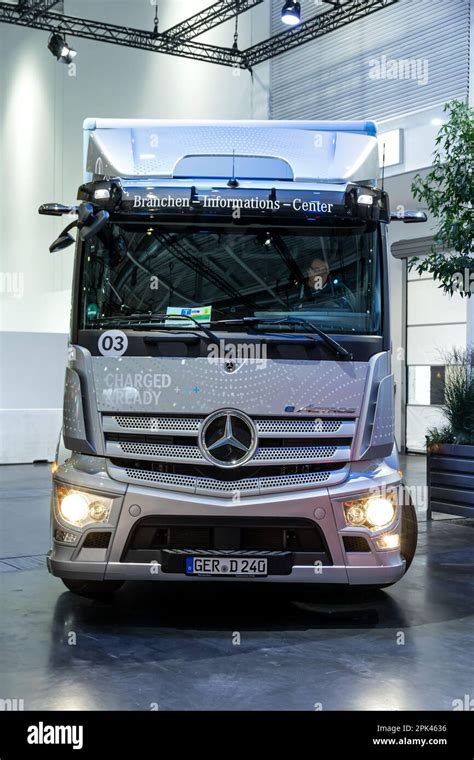 Mercedes Benz Eactros Tractor Electric Truck At The Hannover Iaa