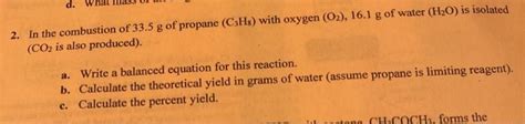 Solved I Need Help With B And C Pleasethe Balanced Equation Chegg