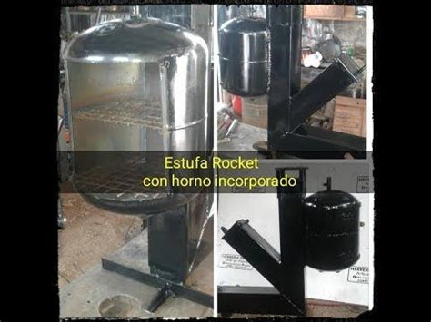 Diy Como Hacer Una Estufa Rocket Con Horno Incorporado Youtube