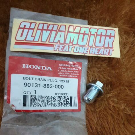 Jual Baut Pembuangan Oli Bawah Honda Beat Vario Scoopy Pcx Adv Spacy