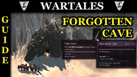 WARTALES Guide Hidden Secret UNIQUE Sword Forgotten Cave YouTube